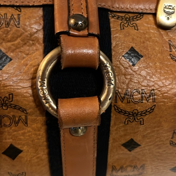 MCM Brown Boston Bag - Picture 6 of 14